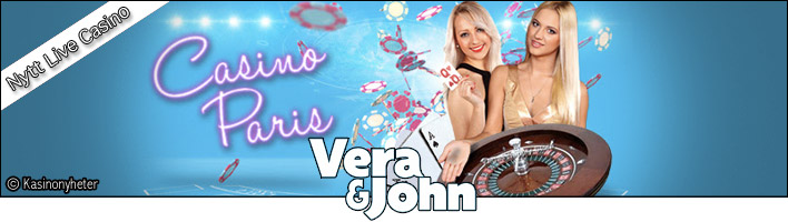 Vera John öppnar live casino